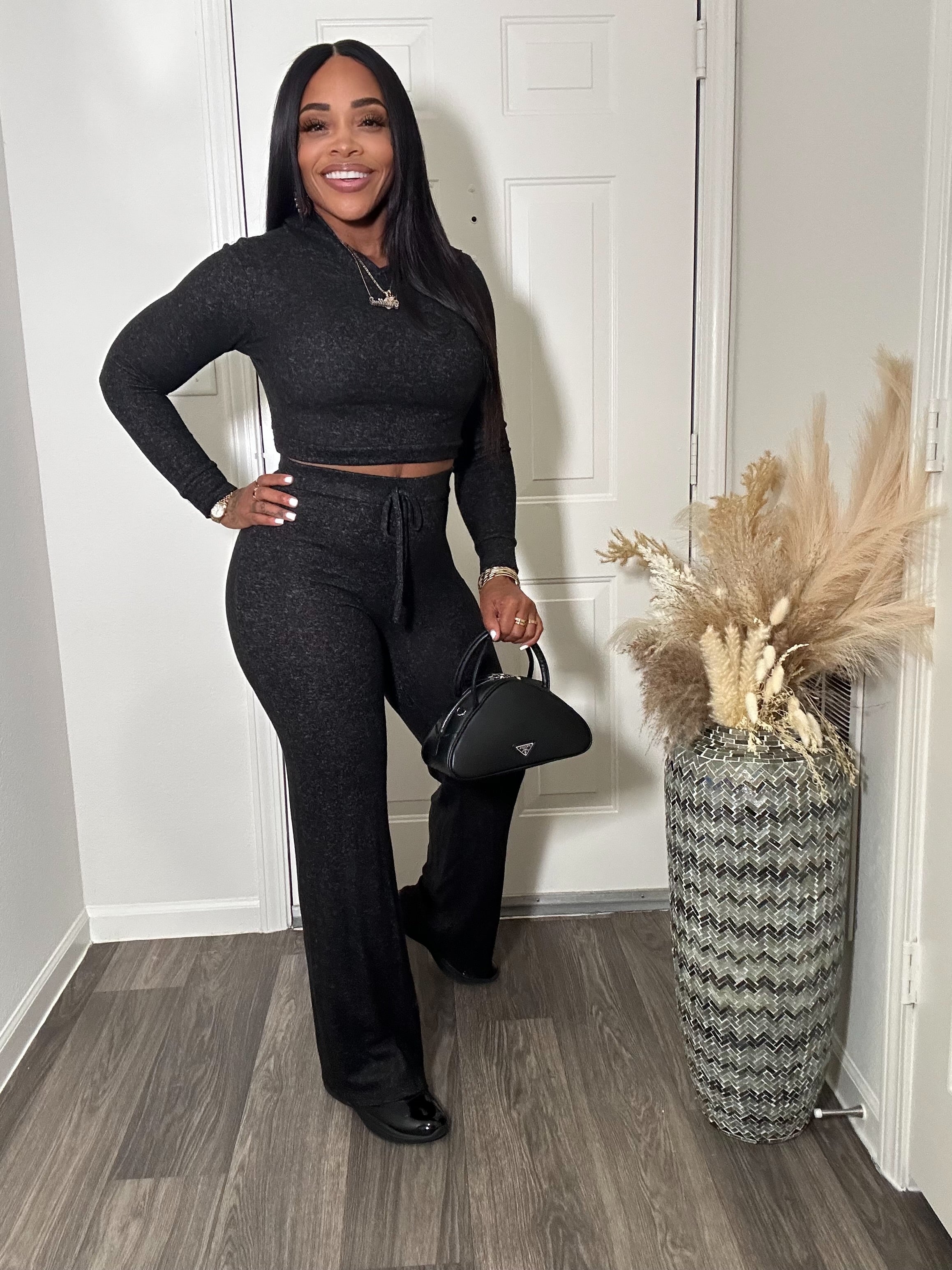 Cozy 2-pc Hooded Pants sets