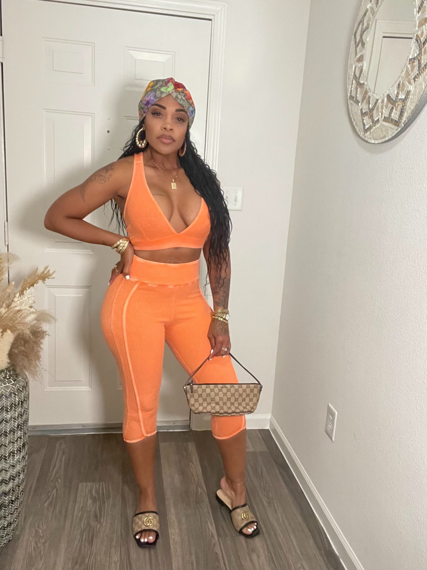 Mineral wash Capri Short Set