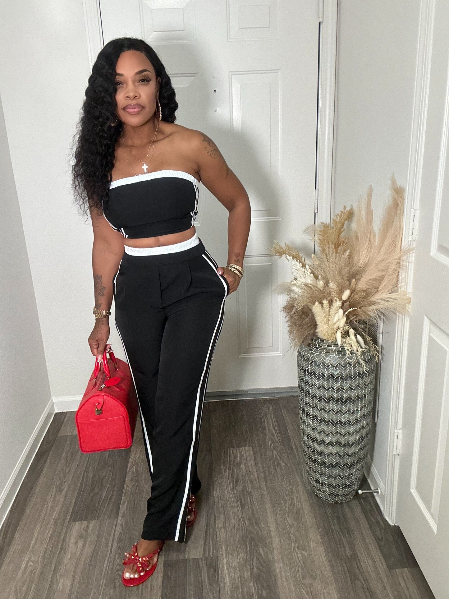 Athletic Pants & Tube Top