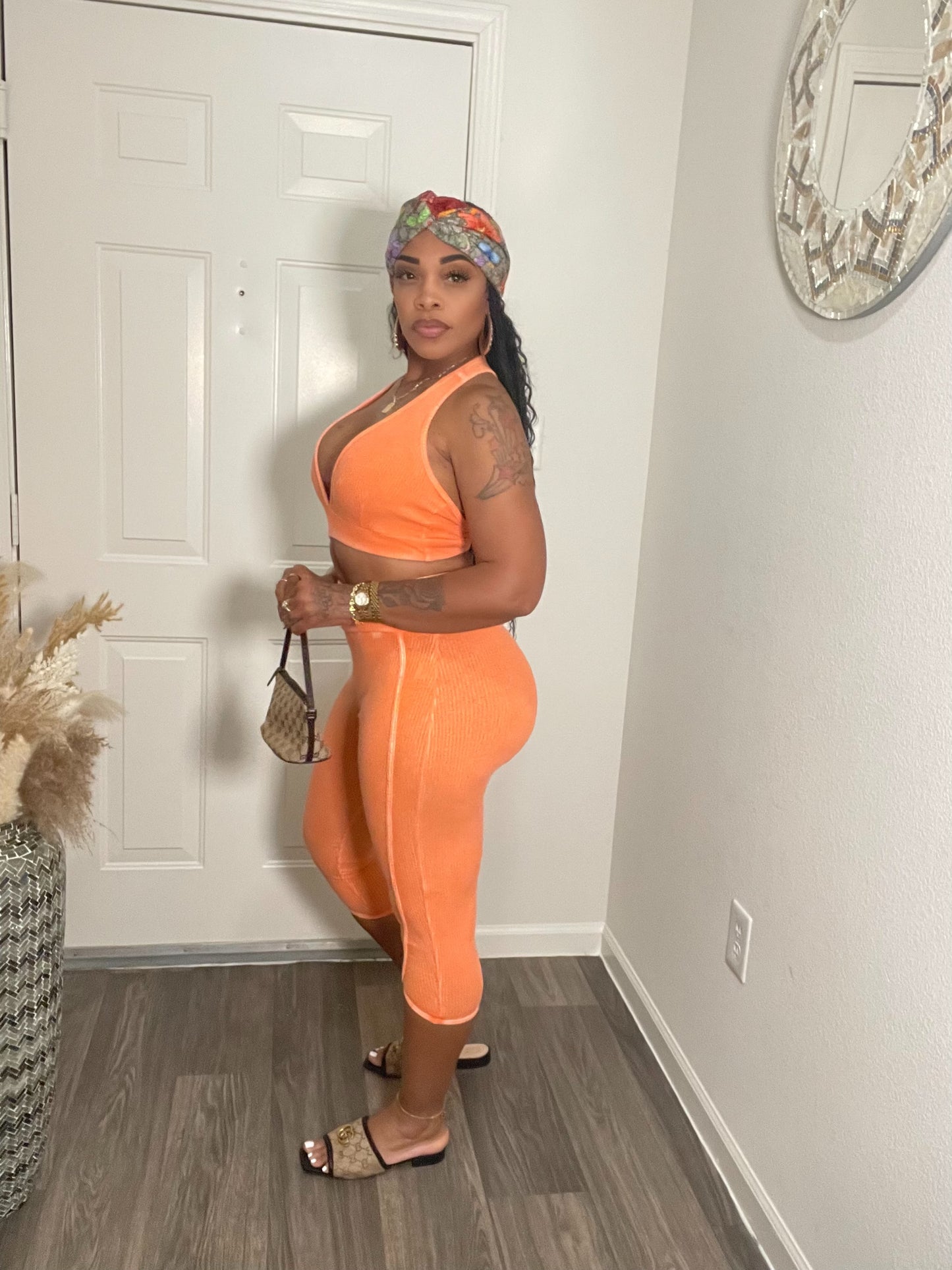 Mineral wash Capri Short Set