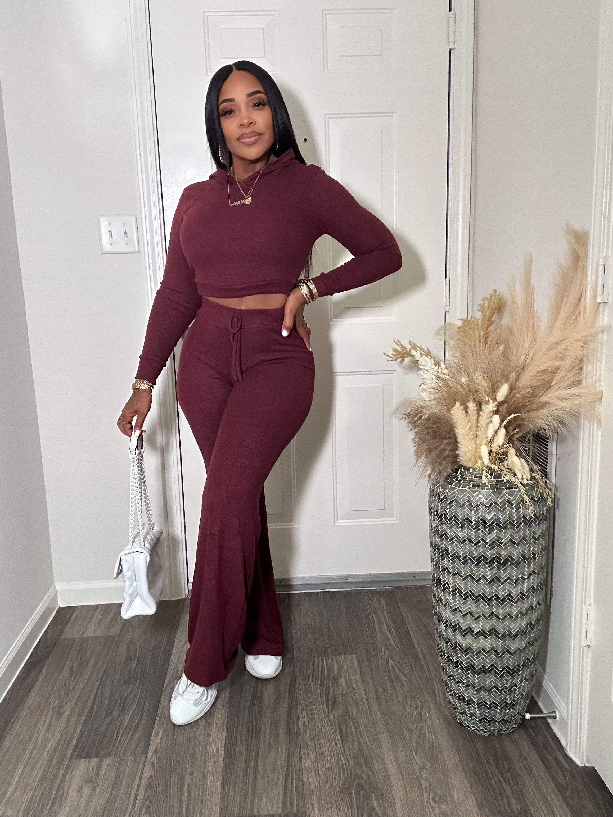 Cozy 2-pc Hooded Pants sets