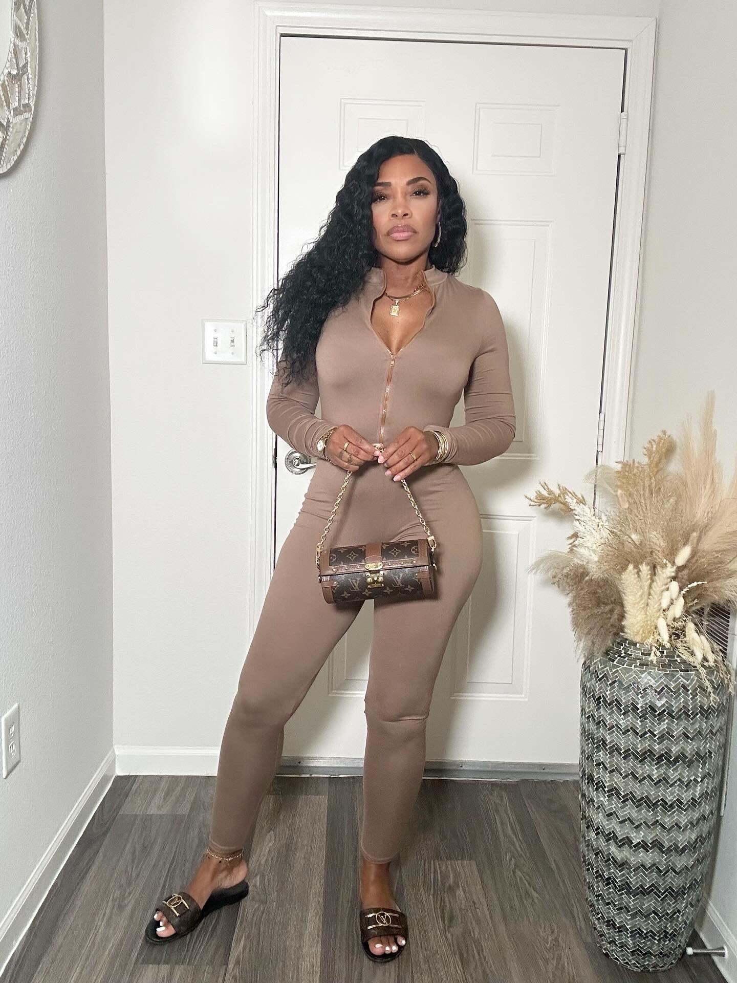 Zip Up Jumpsuit