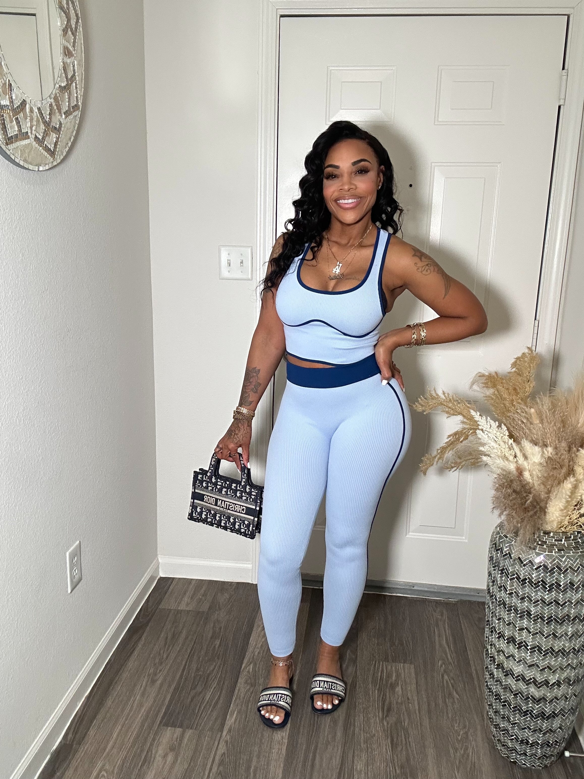 Athletic Sports bra & legging Set