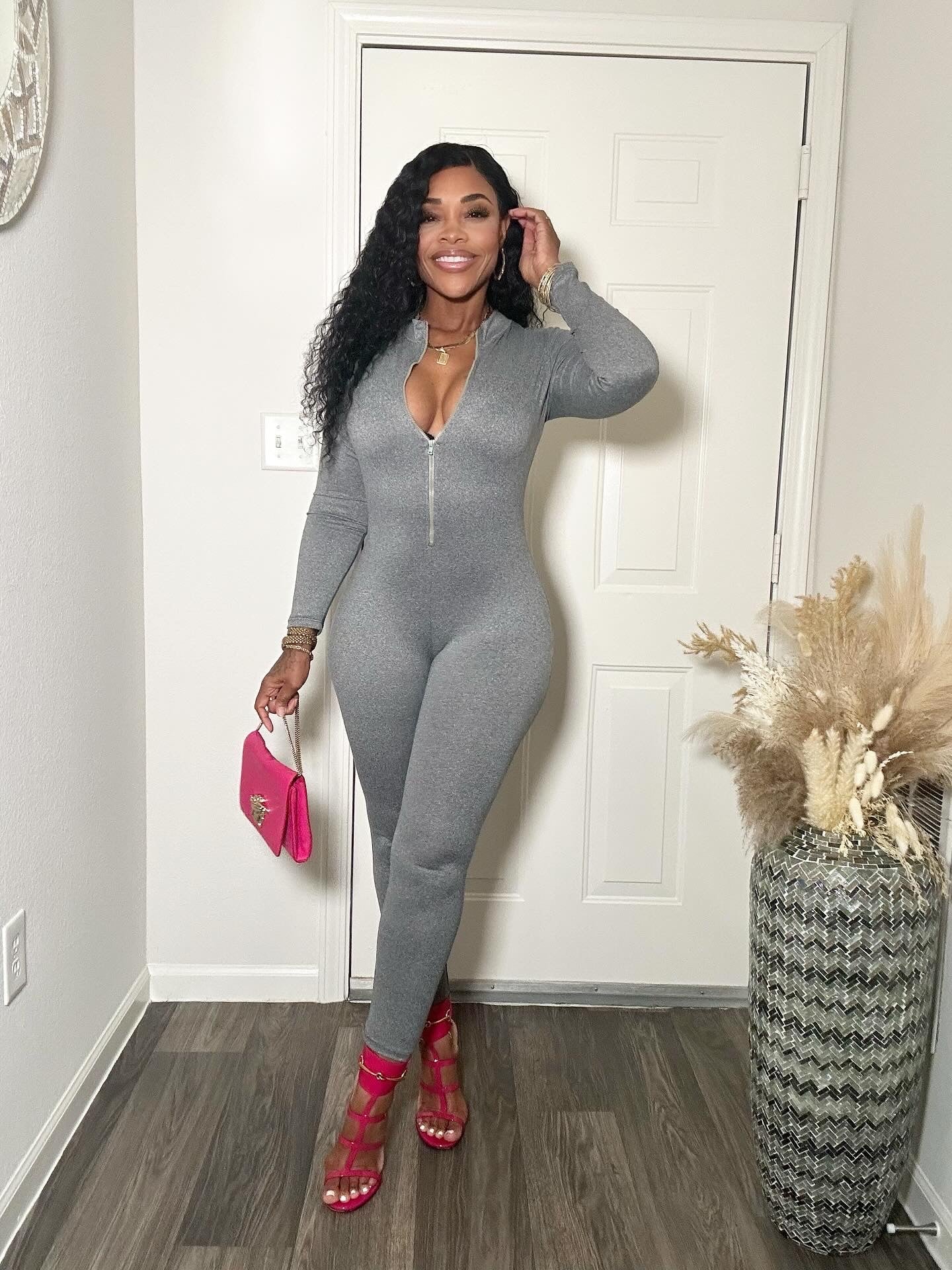 Zip Up Jumpsuit