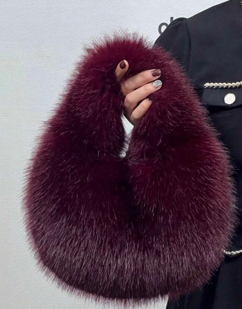 Faux Fur Handbag
