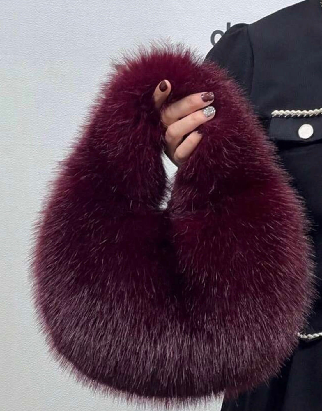 Faux Fur Handbag