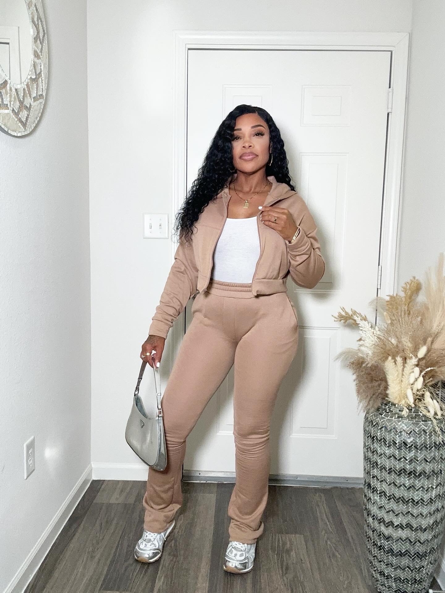 Zip up Hoodie & Sweatpants Set