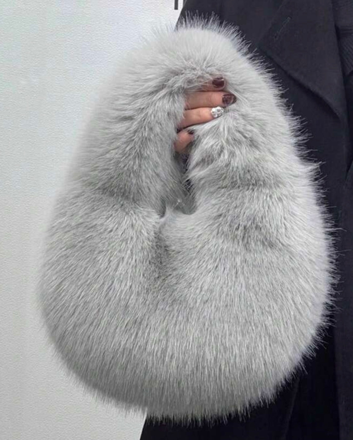 Faux Fur Handbag