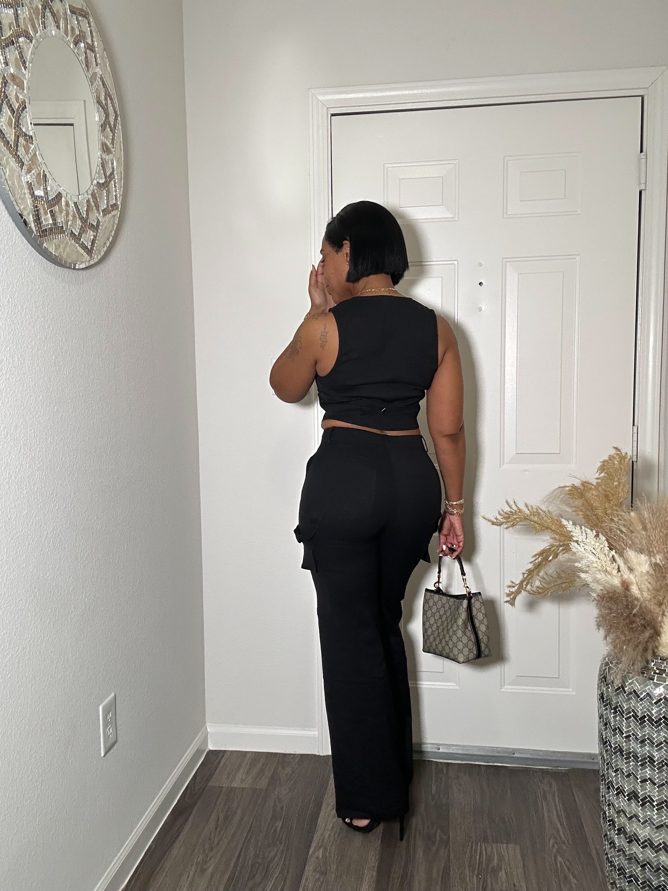 Vest & Cargo Pants Set