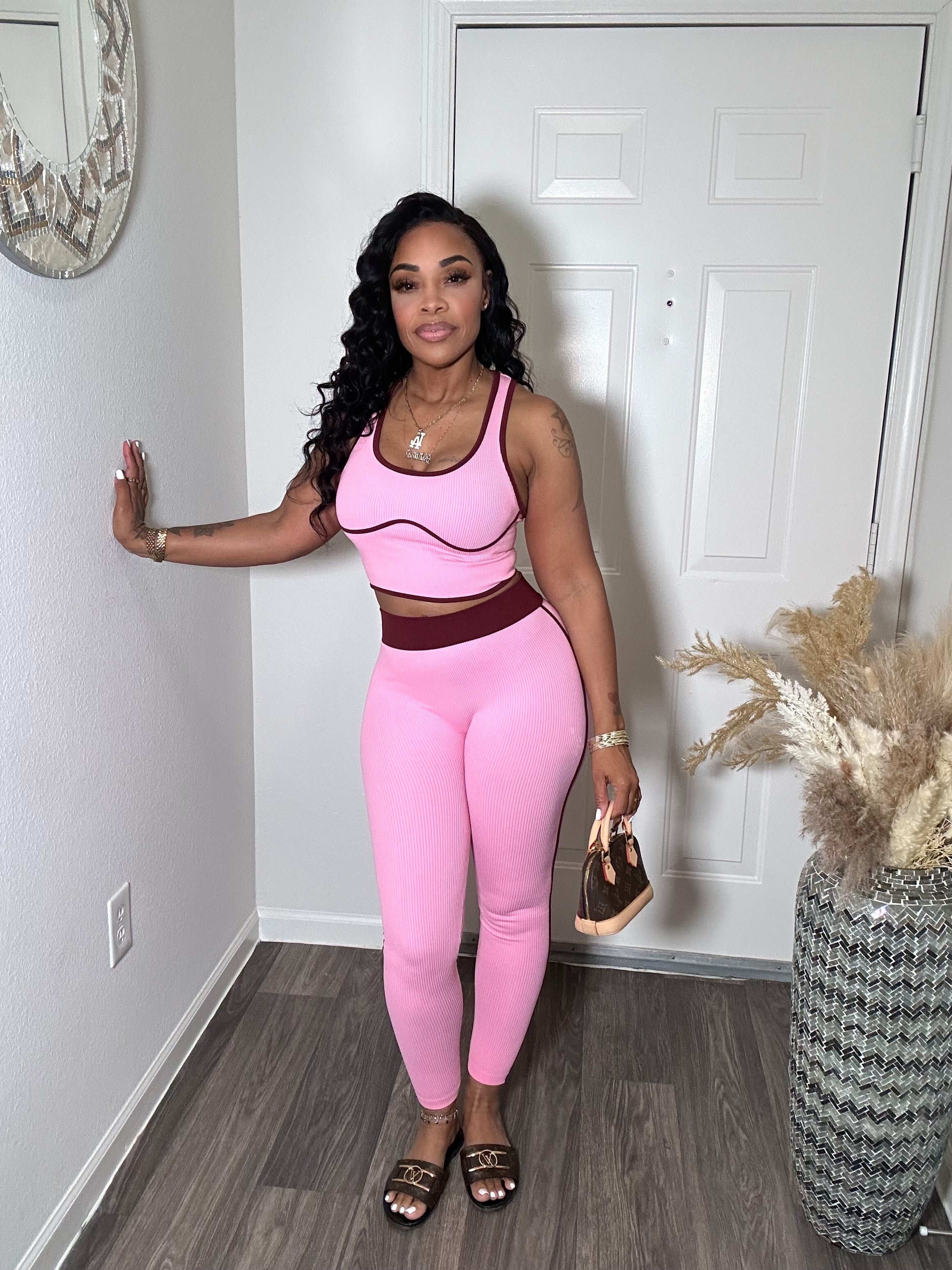 Athletic Sports bra & legging Set