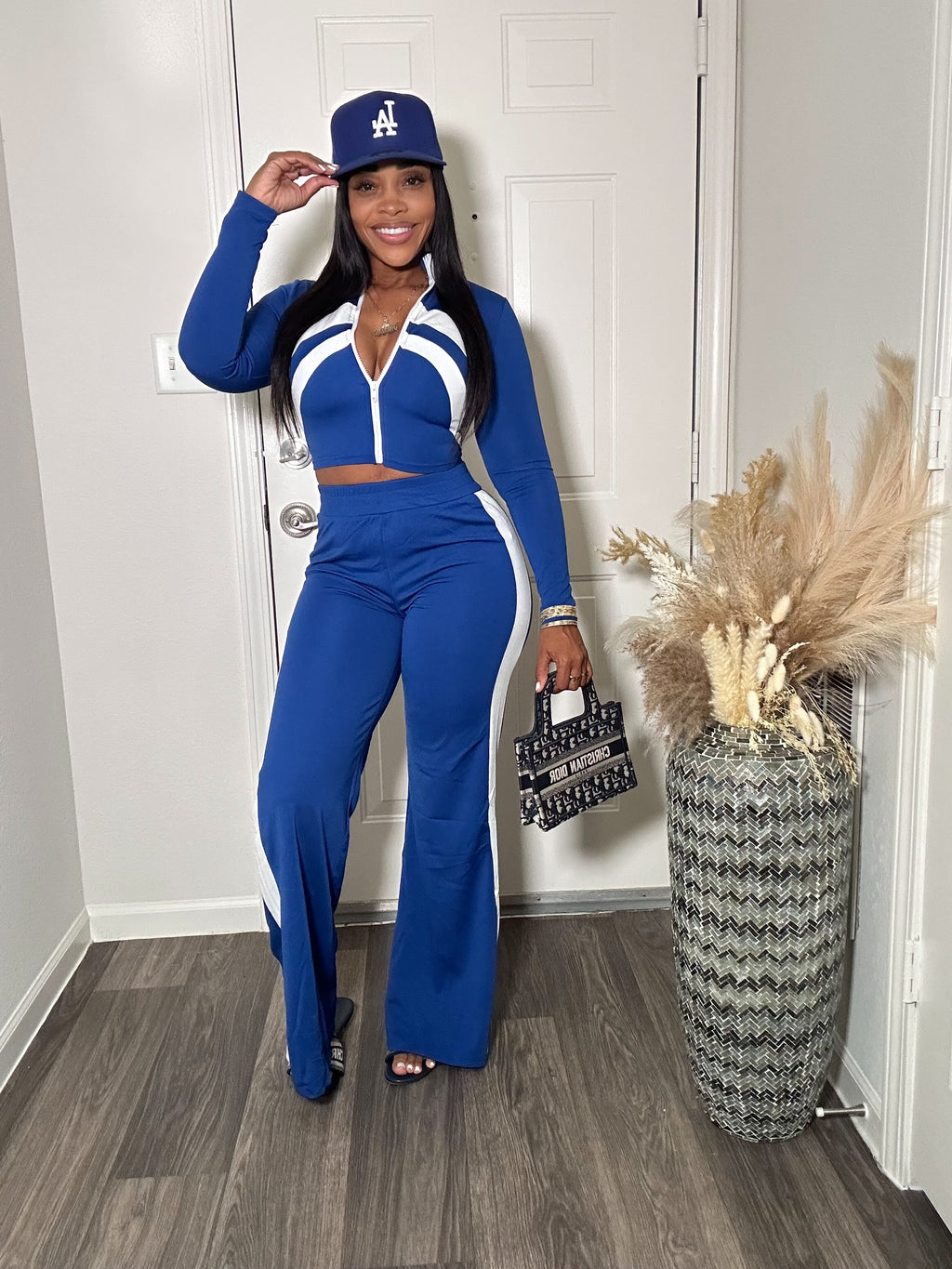 2-pc Zip Up Jacket & Pants Set