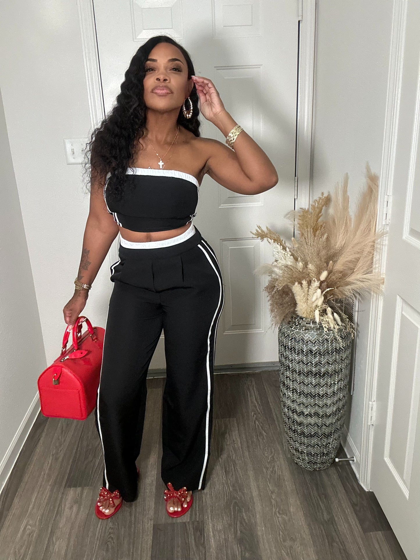 Athletic Pants & Tube Top