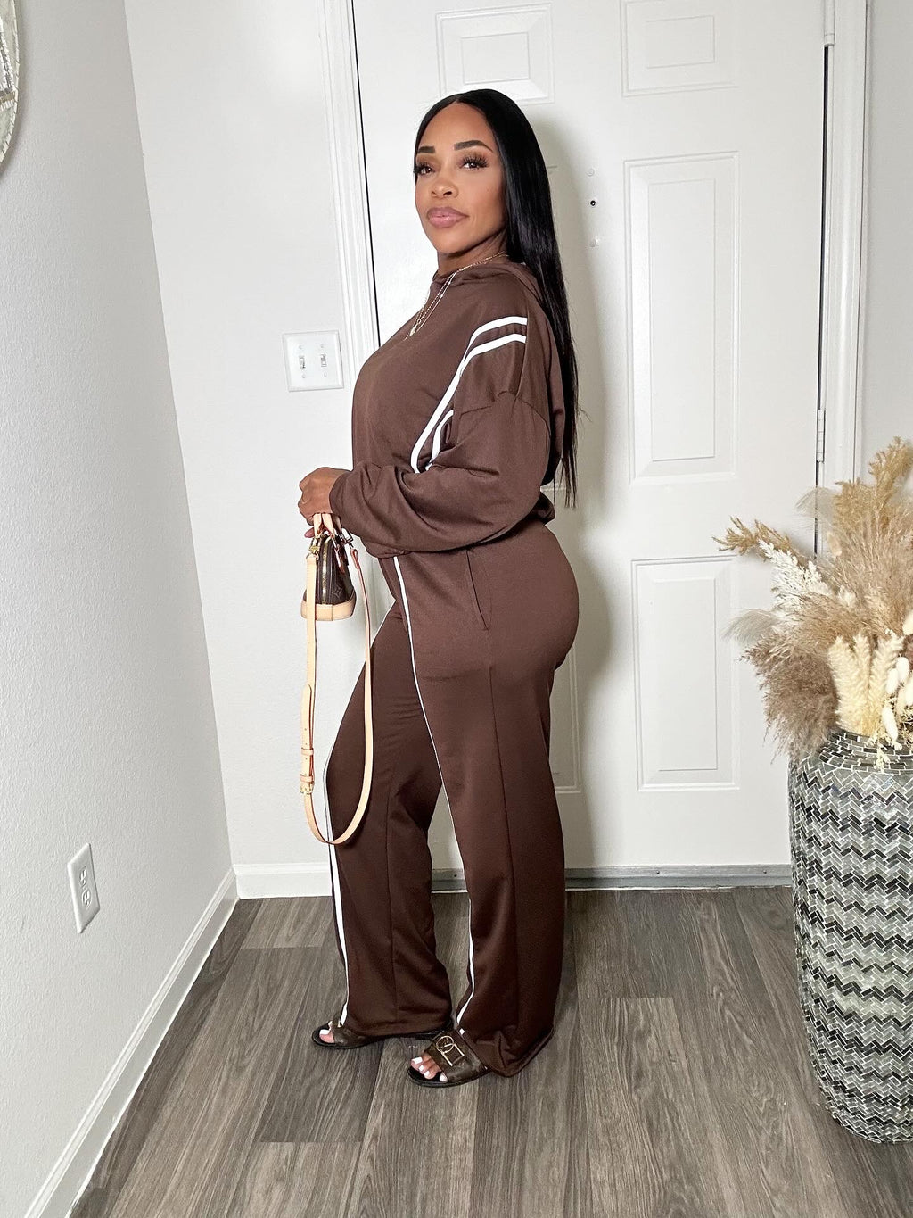 White Lines 2-pc Sweatsuit