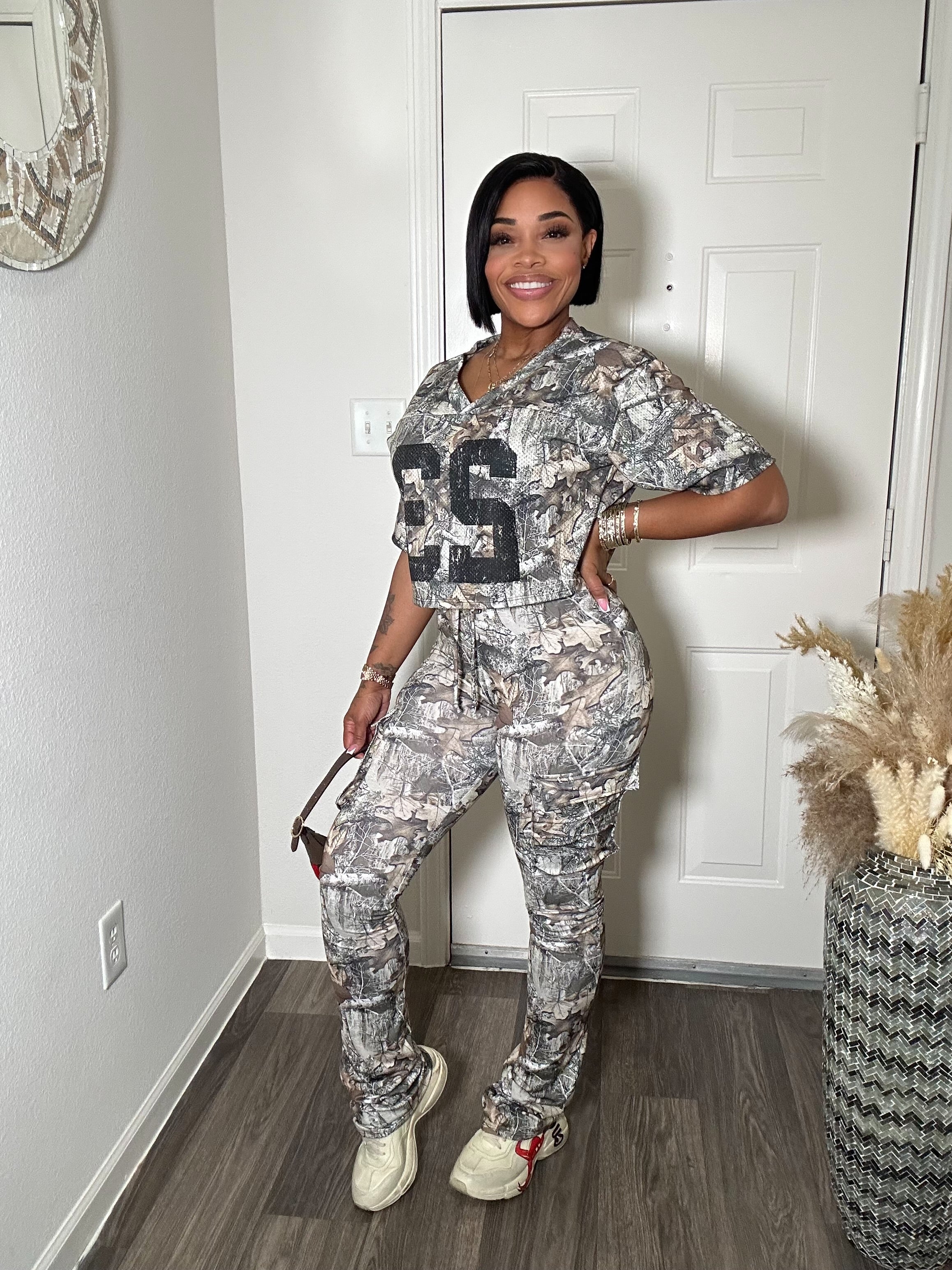 Camo 2-pc Stack Pants Set