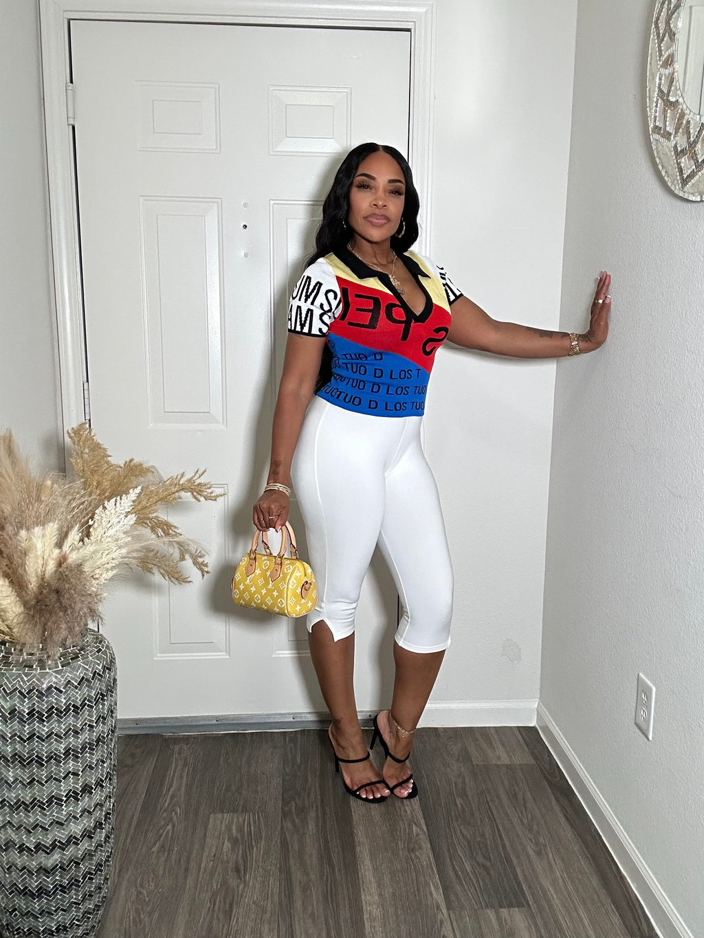 Off White Capri Pants