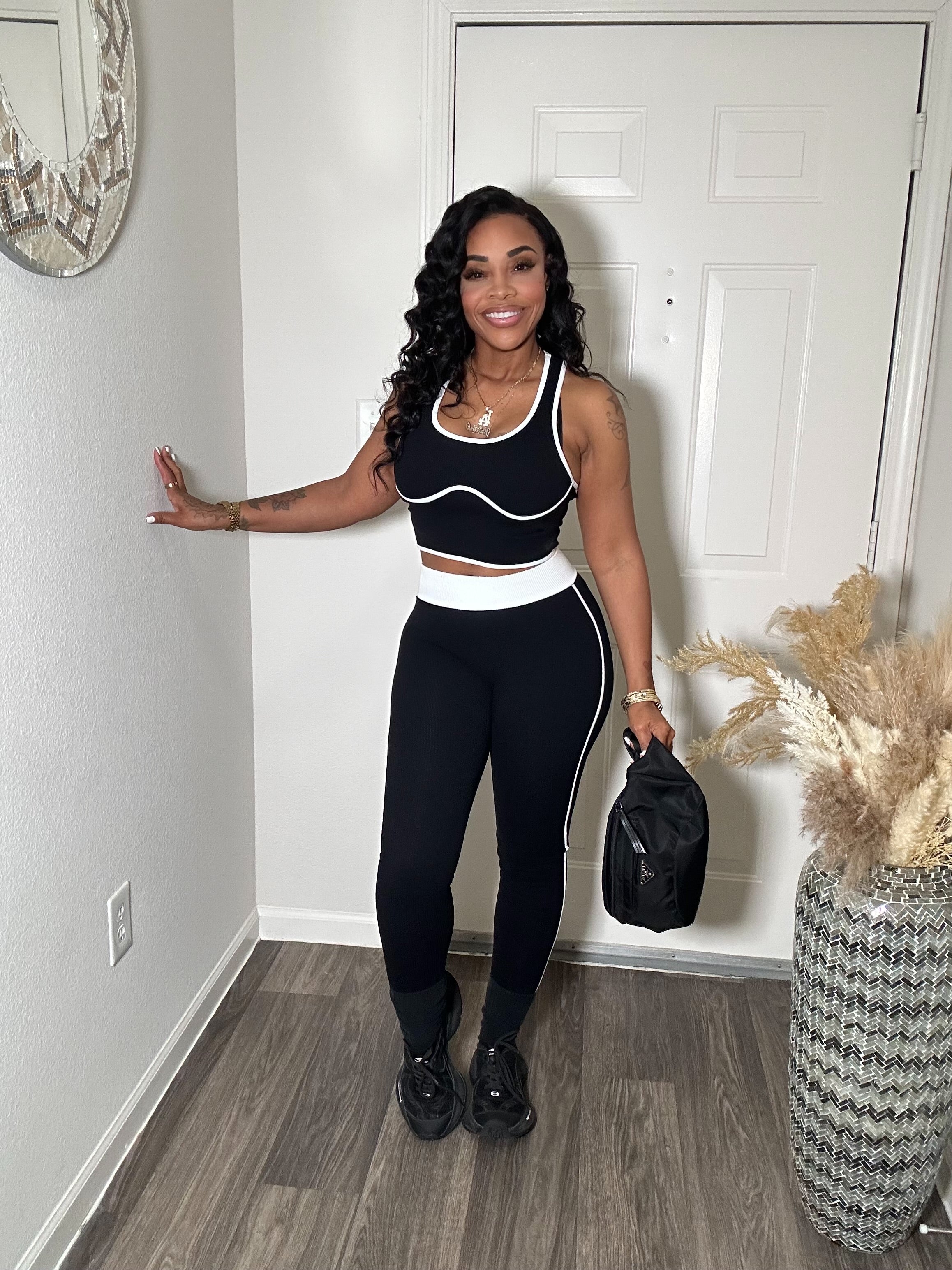 Athletic Sports bra & legging Set