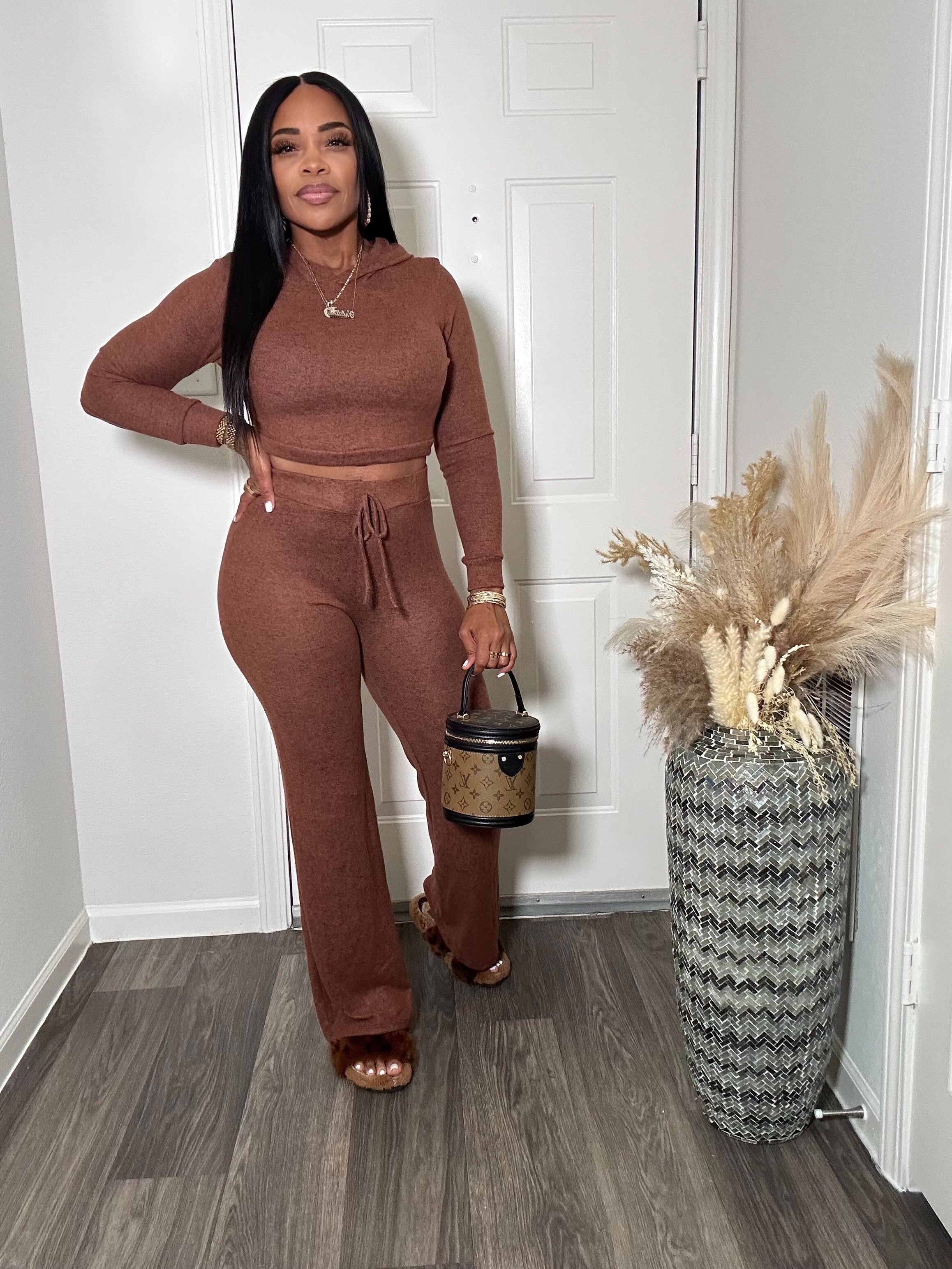 Cozy 2-pc Hooded Pants sets