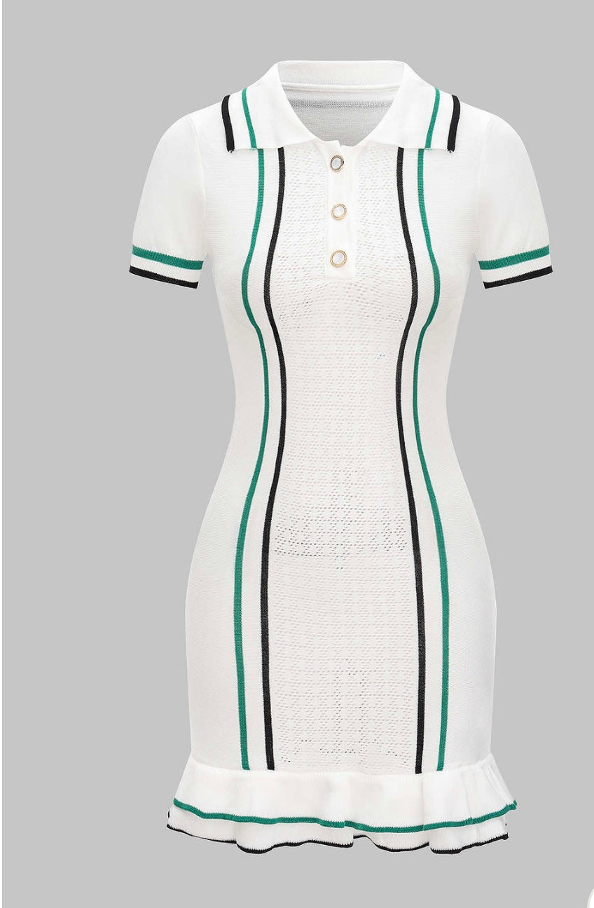 Casa White Knit Dress
