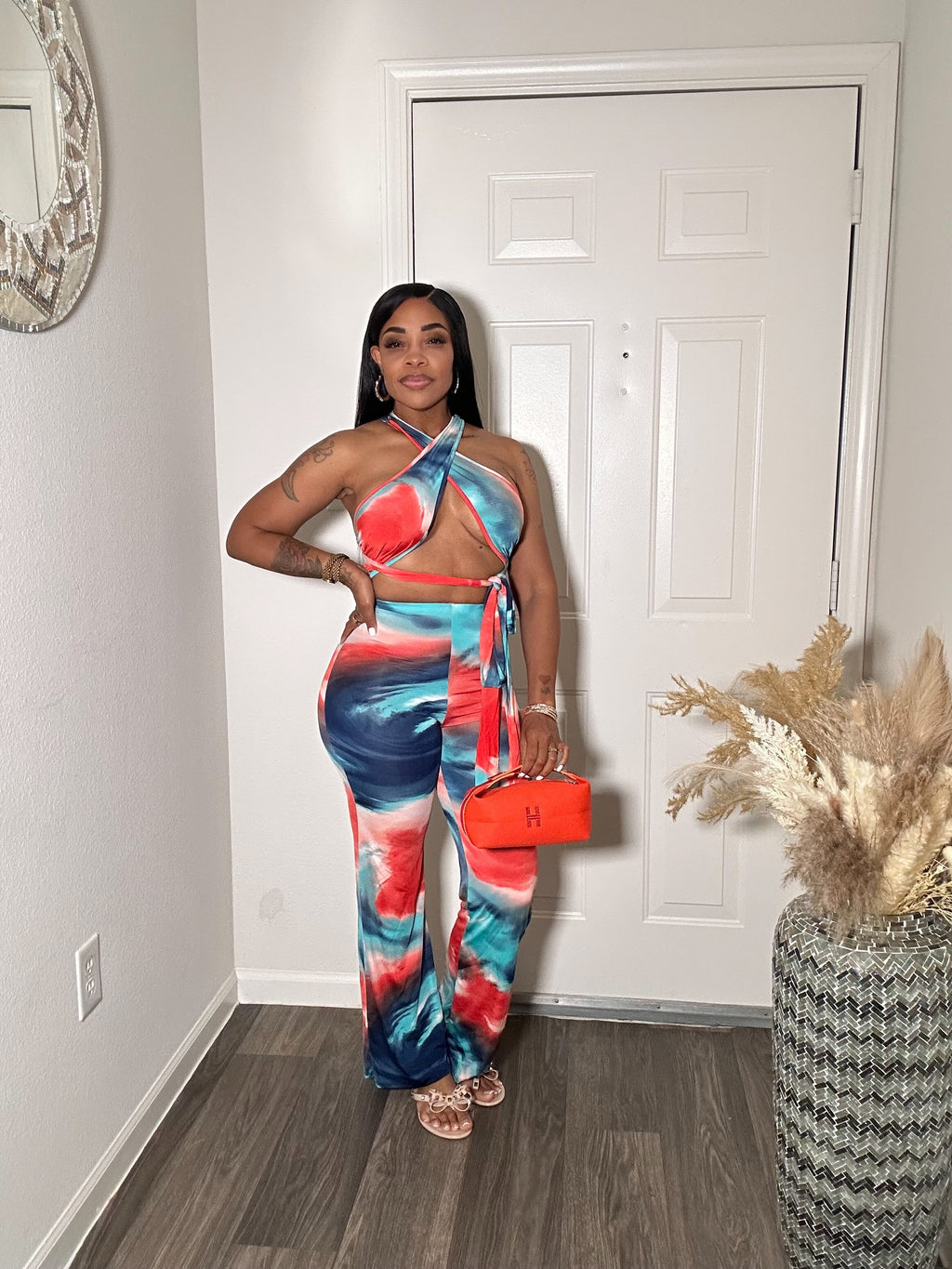 Colorful Printed Palazzo Pants