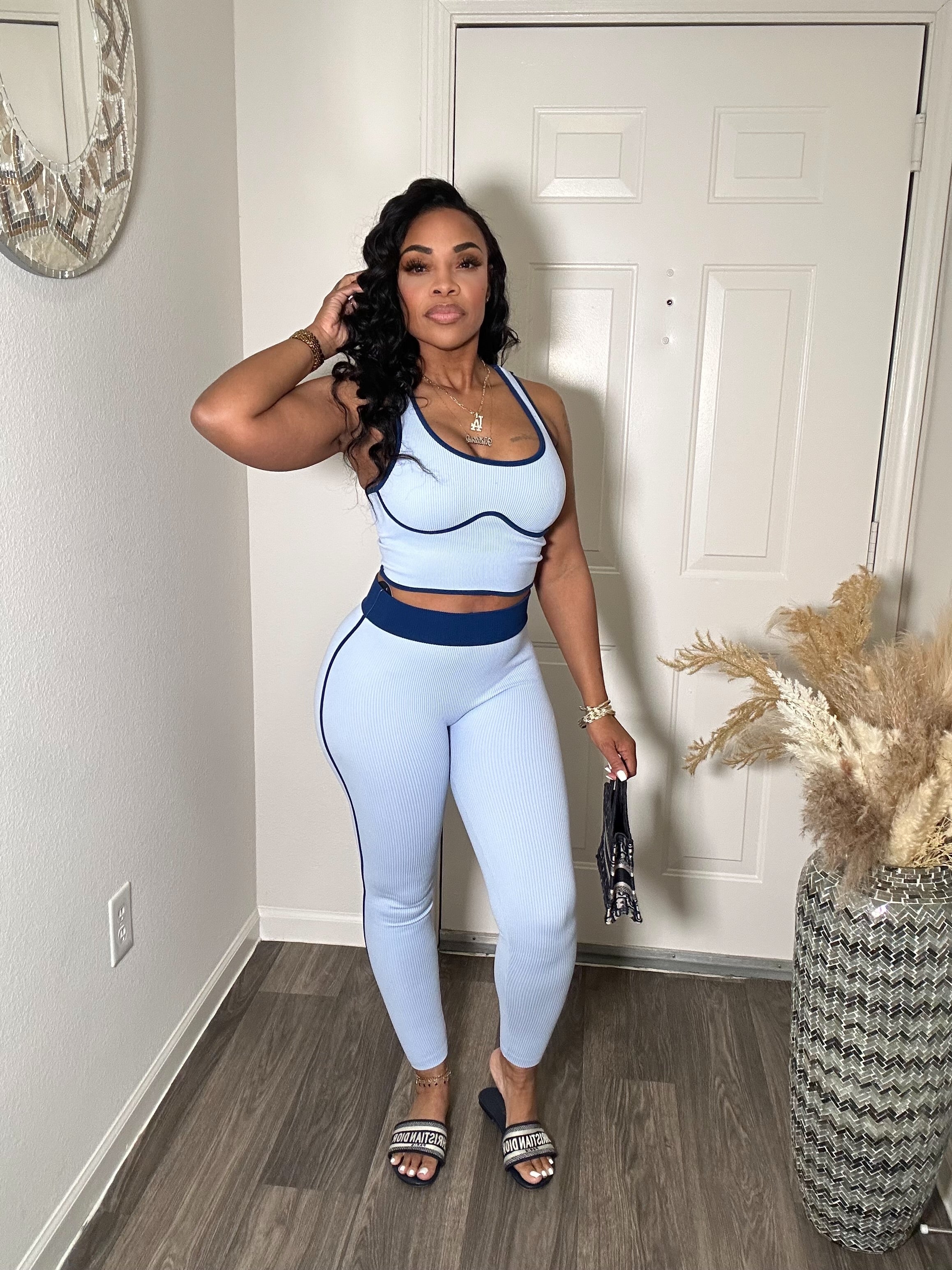 Athletic Sports bra & legging Set