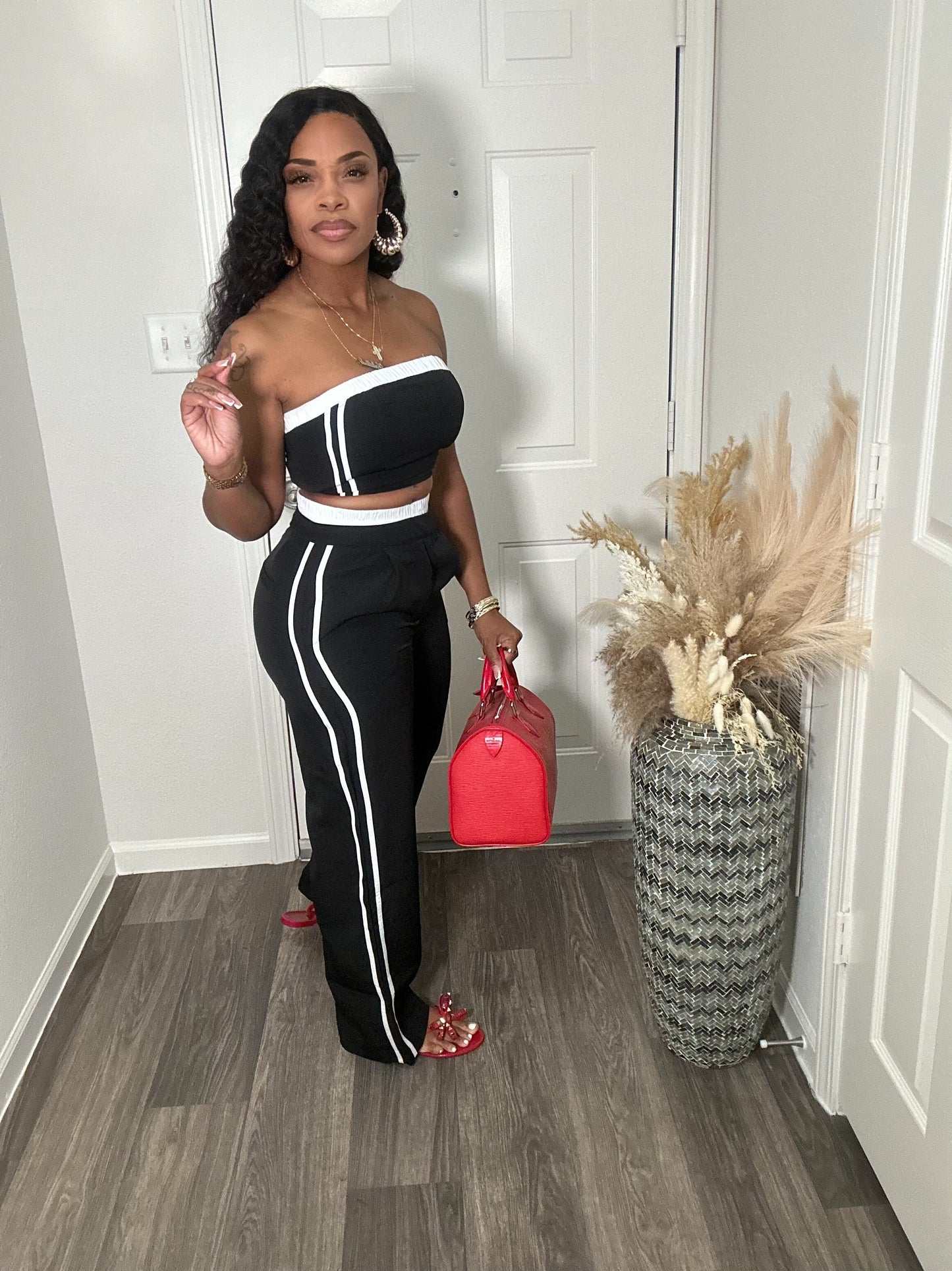 Athletic Pants & Tube Top