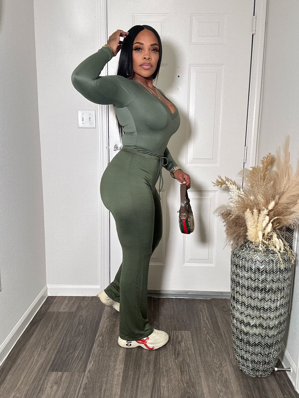 Long sleeve bodysuit & pants set