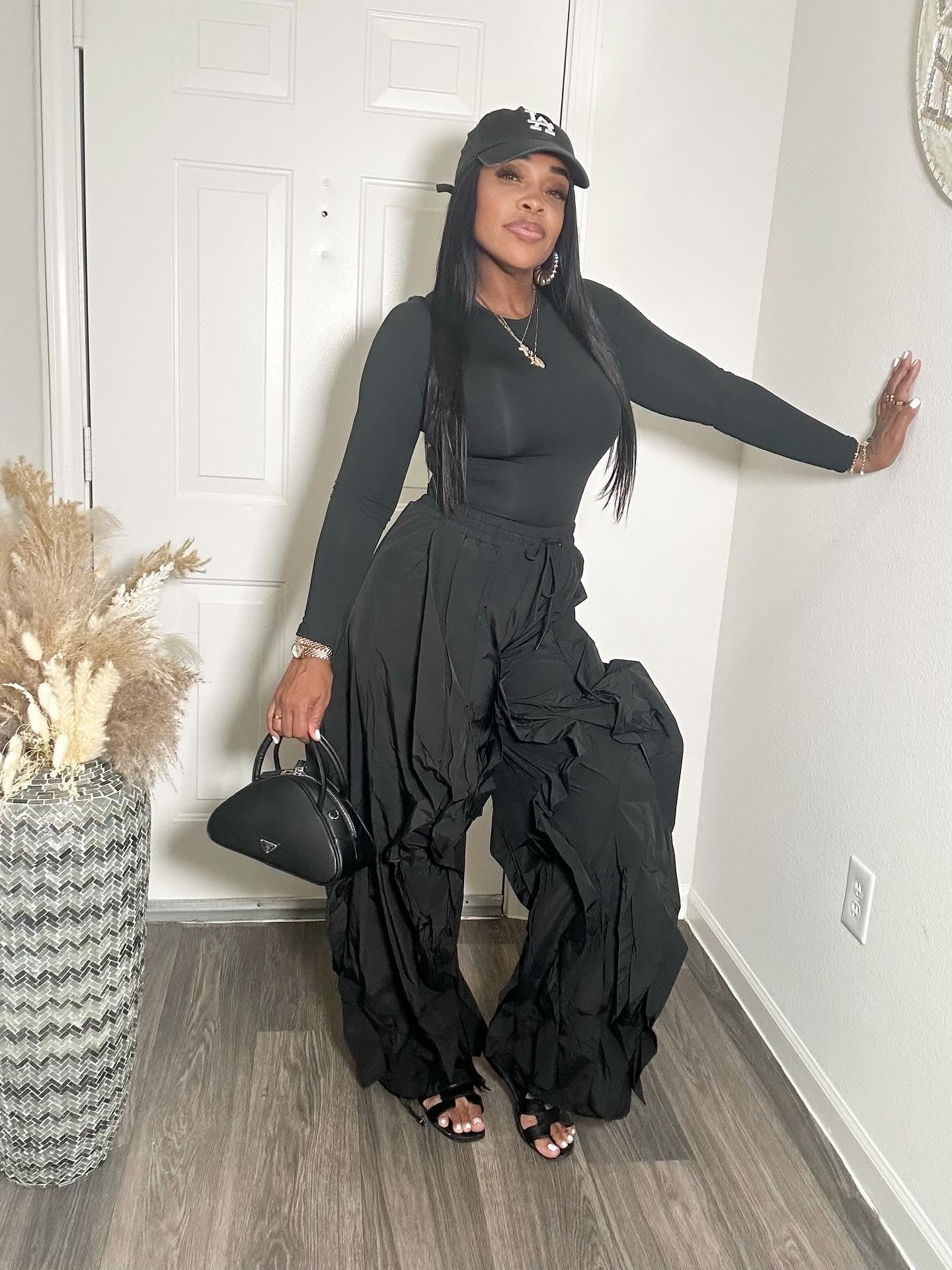 Wavy Pants & Bodysuit Set